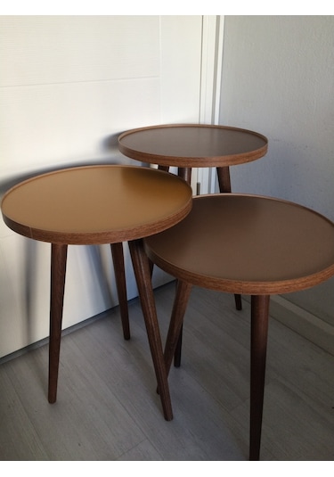 3'Lü Zigon Sehpa 16Mm Veya 18Mm Mdf Tabla (432390031)