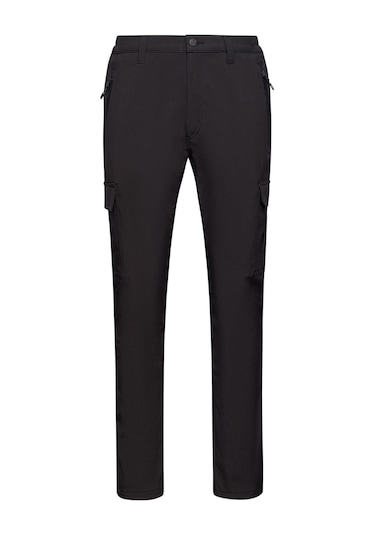 2as Barunas Erkek İnce Softshell Kargo Pantolon Siyah