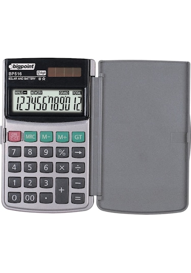 Bigpoint BP516 Cep Tipi 12 Hane Hesap Makinesi