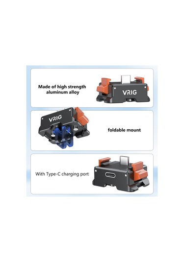 Springsun Vrıg Ac21 Çok İşlevli Dik Şarj Tabanı Hızlı Çıkarma Montaj Adaptörü Alüminyum Alaşımlı 4'ü 1 Arada