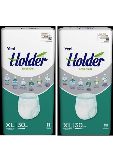 Holder Emici Külot Yetişkin Hasta Bezi X Large 30 X 2 Adet Diğer