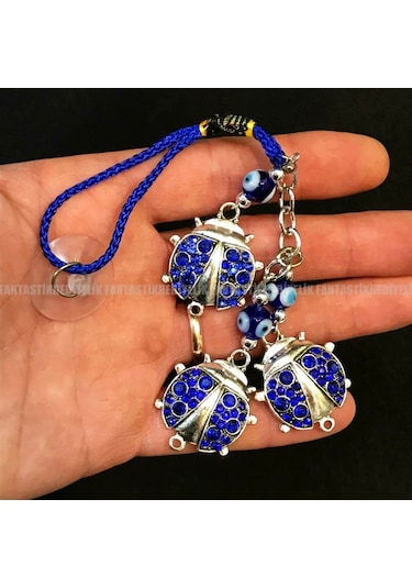 Uğur Böceği Nazar Araba Hediyesi Vantuz Otomobil Dikiz Ayna Süsü