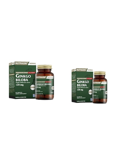 Nutraxin Ginkgo Biloba 60 Kapsül 2 Adet
