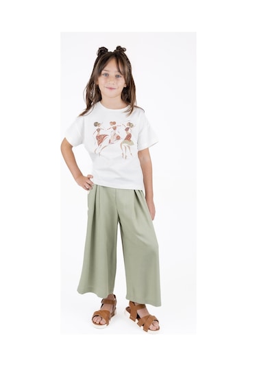 Bestkids Kız Çocuk Düğmeli Pantolon 001