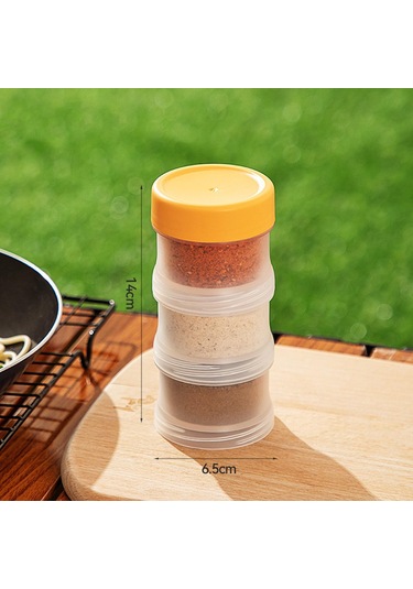 Suntek Taşınabilir Açık Kavanoz Kompakt Düşük-3-katman Sarı