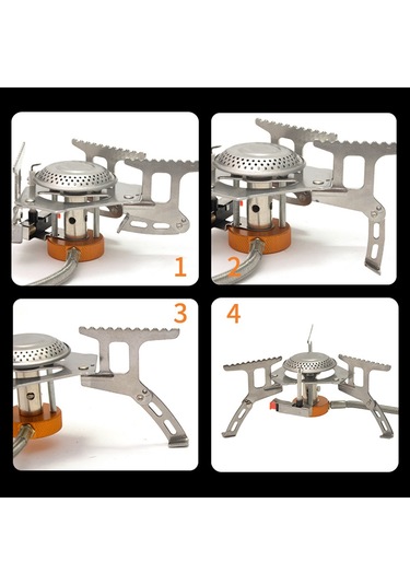 Taşınabilir Katlanabilir Outdoor Kutulu Piknik Gaz Sobası 3500W Diğer