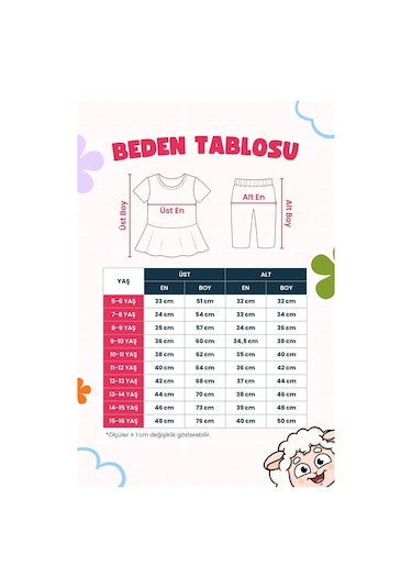 Zuzunga Kalp Desenli Turuncu Kız Çocuk Boneli Mayo Takımı