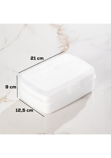 Porsima 1192 Premium 12 Bölmeli Çok Amaçlı Organizer Saklama Kabı Beyaz