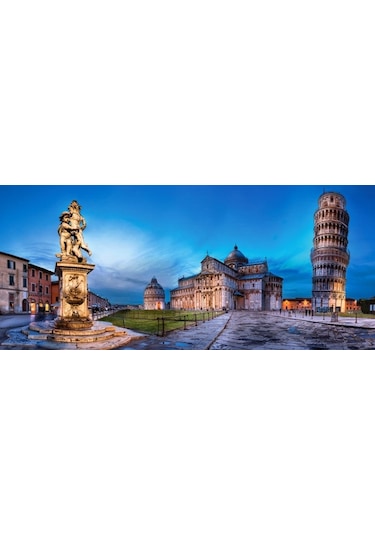 Castorland 600 Parça Pisa Kulesi Ve Mucizeler Meydanı Puzzle