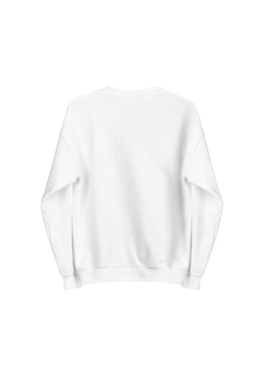 Love Aşk Sweatshirt - Sevgililer Günü Özel BEYAZ