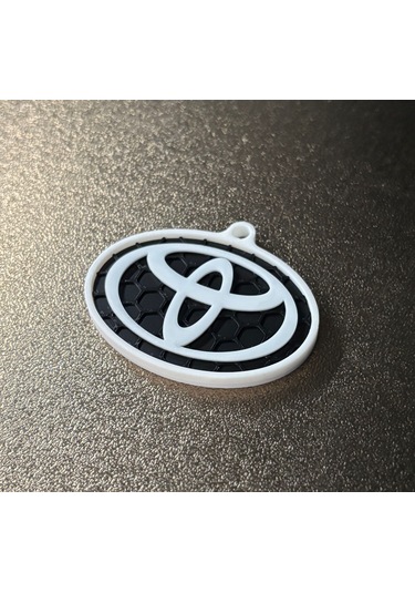 Markanıza Özel Petek Desenli Toyota Logolu 3d Anahtarlık