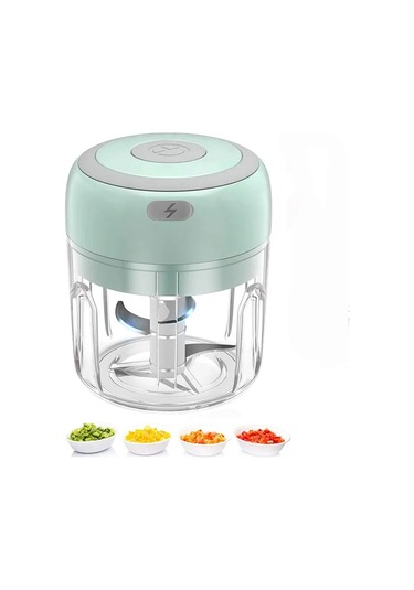 Gıda Öğütücü Elektrikli Zencefil Sarımsak Kıyıcı Usb Şarj