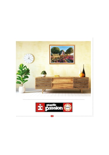 Educa 1500 Parça Portekiz Madeira Adası Puzzle - 19938 - Santana Madeira
