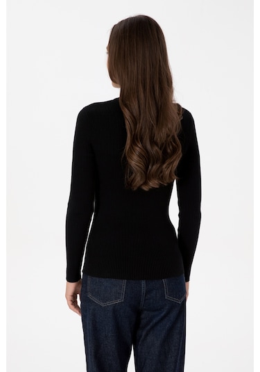 U.s. Polo Assn. Kadın Siyah Kazak /triko 50316869-vr046 Siyah