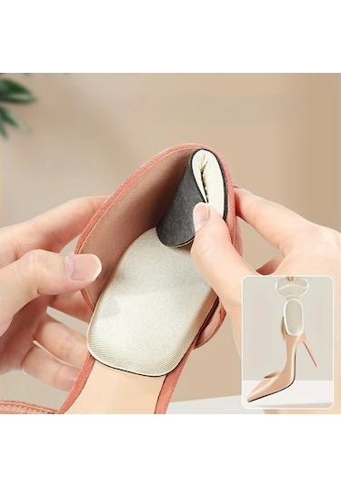 Willowhaven Siyah 1 Çift Topuk Sürtünme Önleyici Ped Kaymaz Tabanlık Rahatlık Ve Koruma