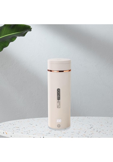 Homyl Taşınabilir Elektrikli Su Isıtıcısı Kapak-çevirin Beyaz Diğer