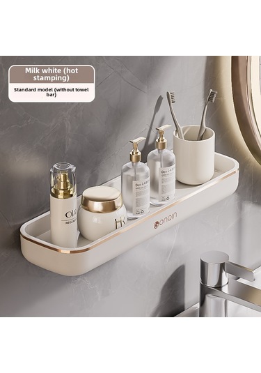 Monyee Duvar Tipi Banyo Dolapı, Delme Yok Kurulum, Makyaj Ve Havlu Saklama, Mutfak Organizer, Toplu Satış Krem Altın, Sap Sız Diğer