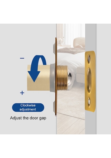 Sones Ev Paslanmaz Çelik Ve Bakır Kapı Bumbler Kilidi, Renk: Antik Kırmızı