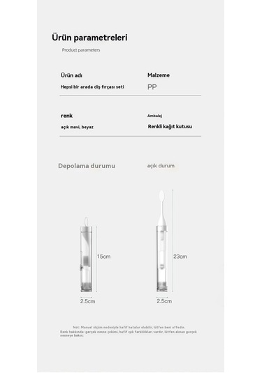 Diş Fırçası Ve Diş Macunu Entegre Katlanır Diş Fırçası-beyaz
