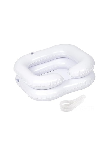 Yunboo Yatakta Saç Yıkama Tutanaklı Pvc Hasta Bakıcısı, Kolay Şişirilebilir, Taşınabilir, Yaşlı Ve Engelliler İçin Konforlu Saç Yıkama Aleti Diğer