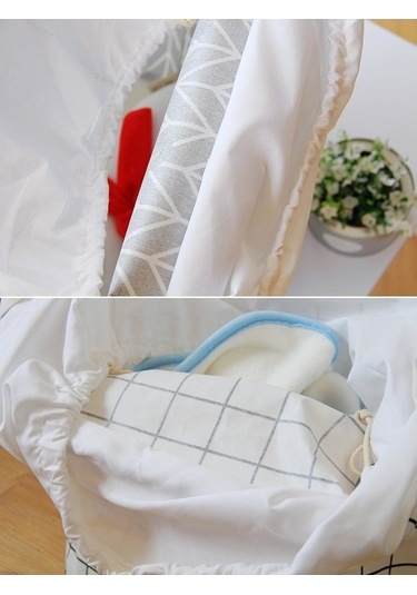 Willowhaven İskandinav Tarzı Katlanabilir Depolama Sepeti, Siyah Gri Giysi Kutusu, 25x25x40cm Dolap Düzenleyici DiğER