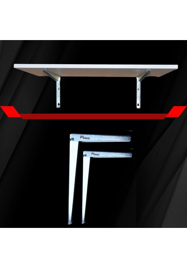 Katlanır Duvara Monte Aç Kapa Masa Ayağı L Masa Konsolu 40 Cm