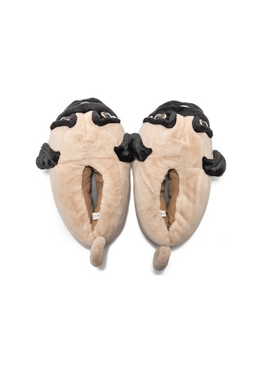 Twıgy Tw Dea Siyah Kadın Hayvanlı Panduf 36/41 Siyah