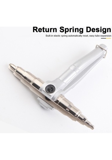 Ebitda Klima Bakımı İçin Ergonomik Çinko-demir Tüp Genişletici, Kaymaz Tutma Yüzeyli, 6-22mm Çap İçin