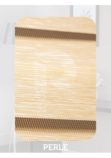 Br Perle Fil Dişi Renk Bambu Stor Zebra Perde Yüksek Kalite Alüminyum Kasa Fildişi