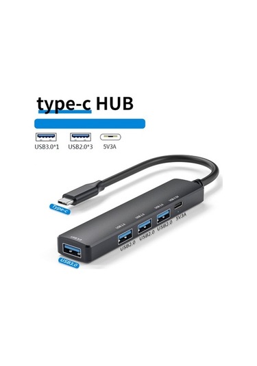 Venturemart Usb 3.0 Hub Pd 100w 4k 30hz Usb 2.0 Splitter Ve Güç Adaptörü - Olopky