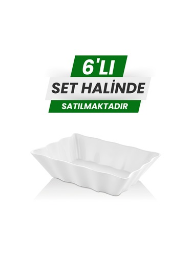 Alezy 556 Göreme Melamin Termostar Lagün Ekmeklik 26x20 Cm Beyaz