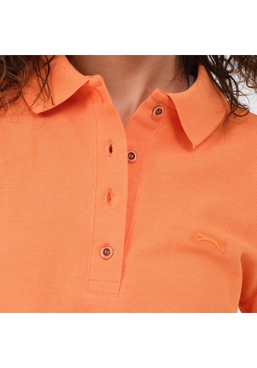 Slazenger VERA I Kadın Polo Yaka Turuncu Tişört
