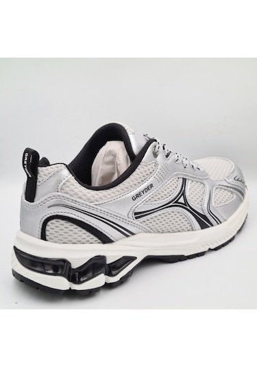 Greyder 59218 Gümüş Renk Deri Kadın Sneaker Spor Ayakkabı Gümüş