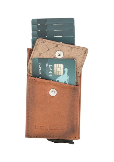 Bouletta Austin Coin Deri Kartlık Rst2Ef Taba Rfıd