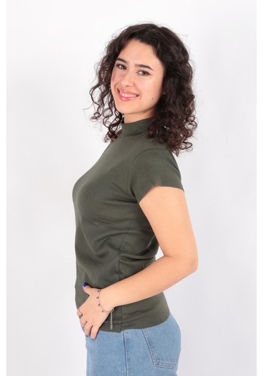 Busem S0016848 Kadın Bluz Haki