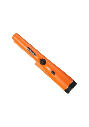 Maiyame Taşınabilir Yüksek Hassasiyetli Metal Dedektörü, Titreşim Ve Sesli Alarm, Led Işıklı, Pil Hariç, Turuncu Portakal