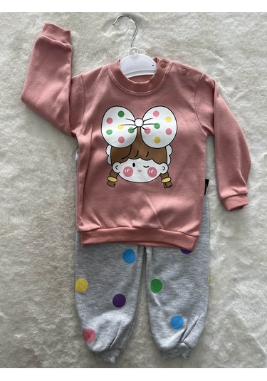 Kız Kafalı İkili Takım Pembe