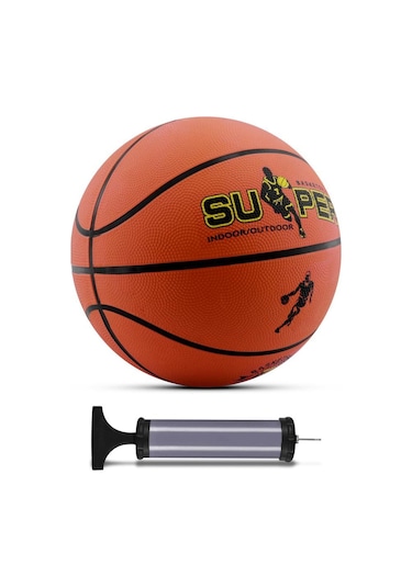 Telvesse İç ve Dış Mekan Basketbol Topu 7 Numara Turuncu + Pompa