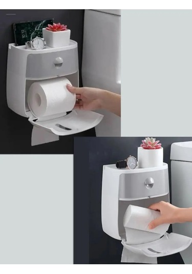 Imrun Duvara Monte Tuvalet Kağıdı Tutucu, Raflı Ve Çekmeceli 166898265 Diğer