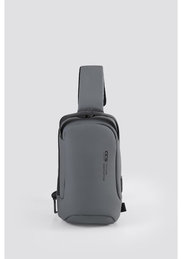 Ççs 51465 Tek Askılı Çapraz Çanta Gri