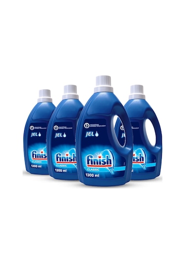 Finish Classic Jel Bulaşık Makinesi Deterjanı 4 x 1300 ML