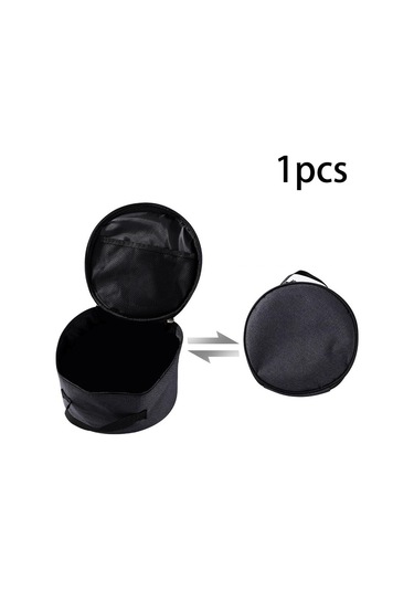 Suntek Kamp Sofra Saklama Çantası Sofra Taşıyıcı Örgü Siyah