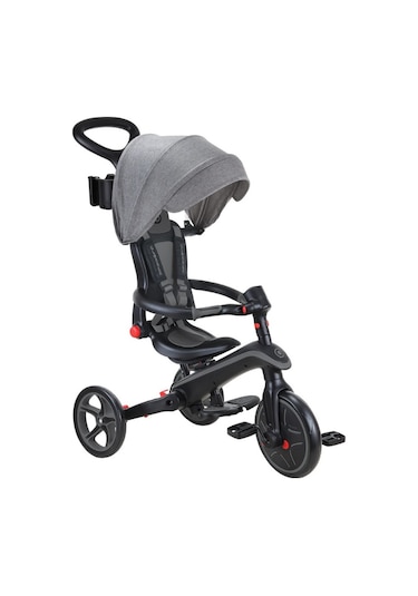 Globber Explorer 4in1 Katlanabilir Bisiklet - Siyah/gri