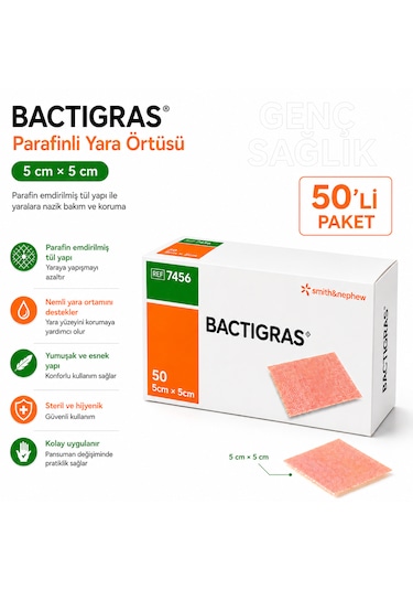 Bactıgras Yara Örtüsü 5 5cm 50 Paket