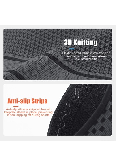 Yuntech01 Spor Dizlik - Esnek, Nefes Alabilir Ve Kaymayan Tekli Diz Koruyucu - Koşu, Bisiklet, Fitness İçin Mavi