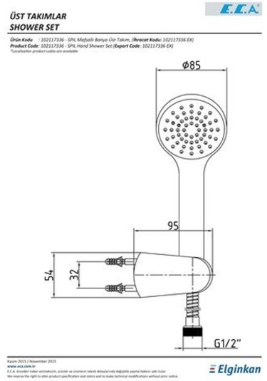 Eca Spıl Mafsallı Üst Takım 1F - 102117336 Diğer