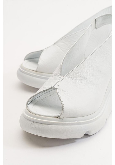 Zeyn Shoes 7672 Beyaz Kadın Ayakkabı 001