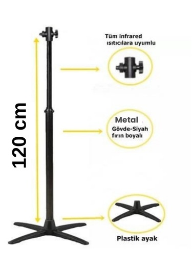Sunstar İnfrared Soba Elektirikli Isıtıcı Ayağı