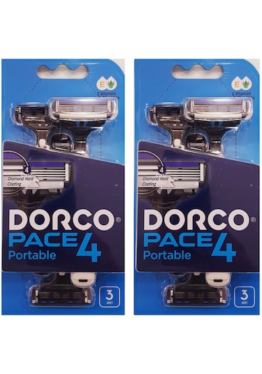 Dorco Pace 4 Bıçaklı Tıraş Bıçağı 2 x 3'lü