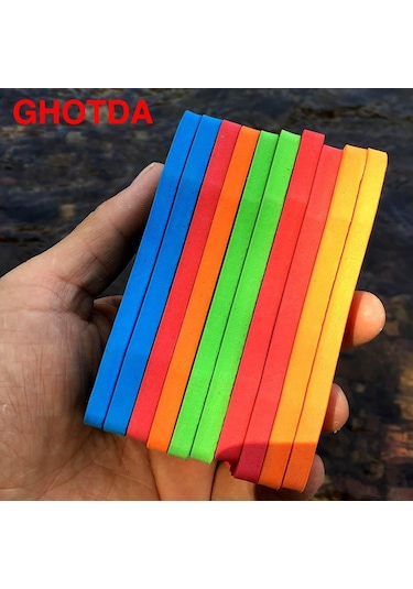 Sarma Kurulu 8 Cm-17 Cm 10 Adet Balıkçılık Kanca Tel Örgü Eva Köpük Plaka Depolama Sarma Hattı Tutucular Aksesuarları Mücadele Pesca 5.5cm X 12cm